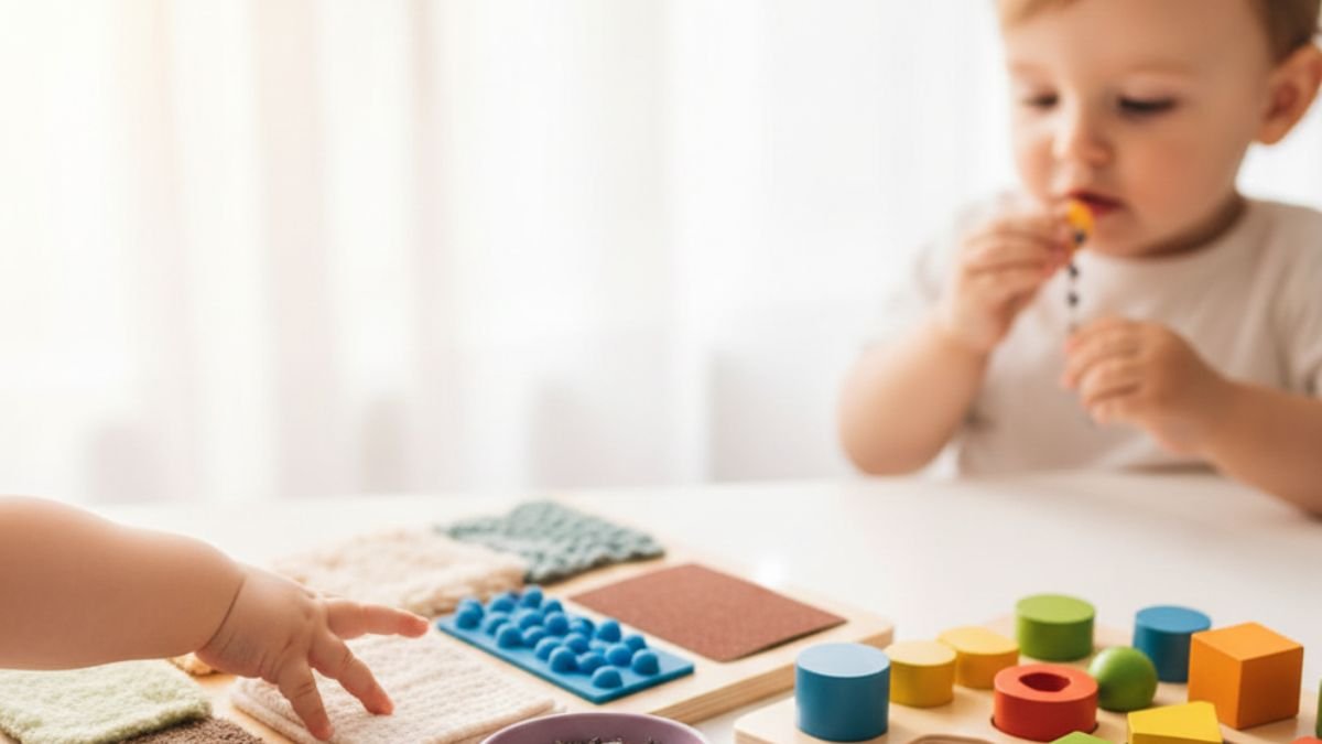 Estimulacion sensorial en la primera infancia: tacto, olor y logica